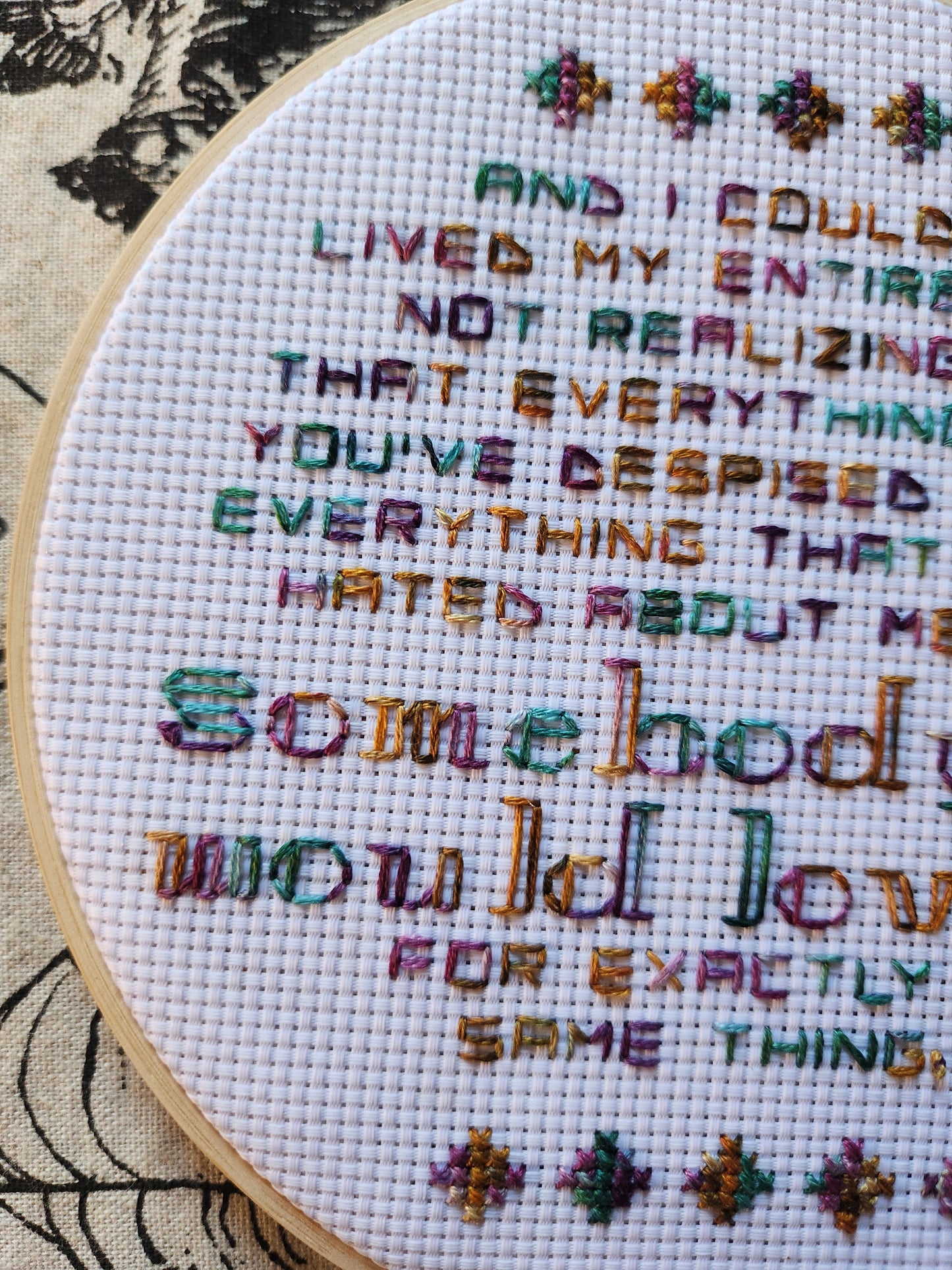 'Scenes From A Marriage' 6-inch hoop