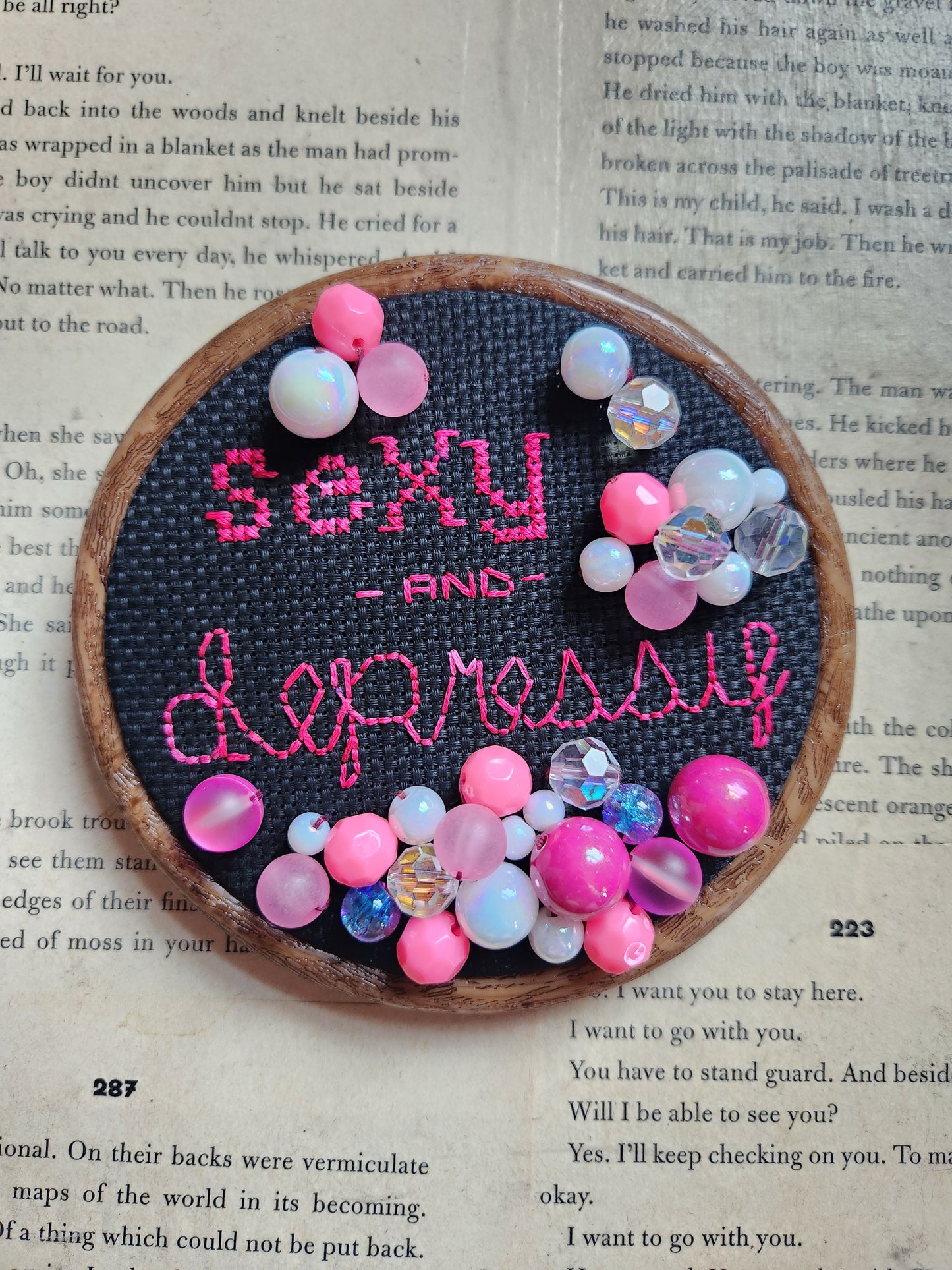 'Sexy + Depressy' 4-inch hoop