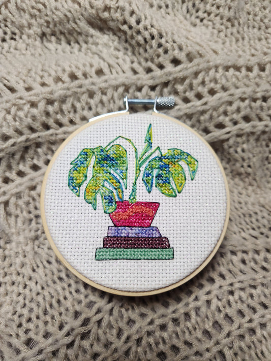 Monstera Book Stack 4-inch hoop
