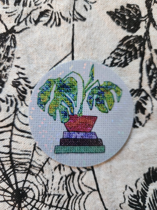 Monstera 2-inch Sticker