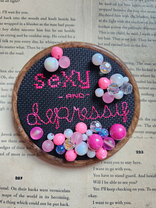'Sexy + Depressy' 4-inch hoop
